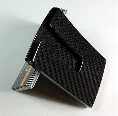 Kaarthouder™ Carbon Fiber Business Card Holder.